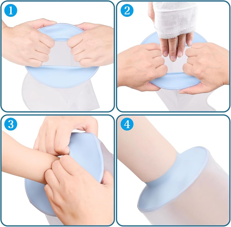 VALLEYWIND Waterproof PICC Line Shower Cover PICC Line Covers for Upper Arm Elbow Reusable IV PICC Line Sleeve Protector - Image 5